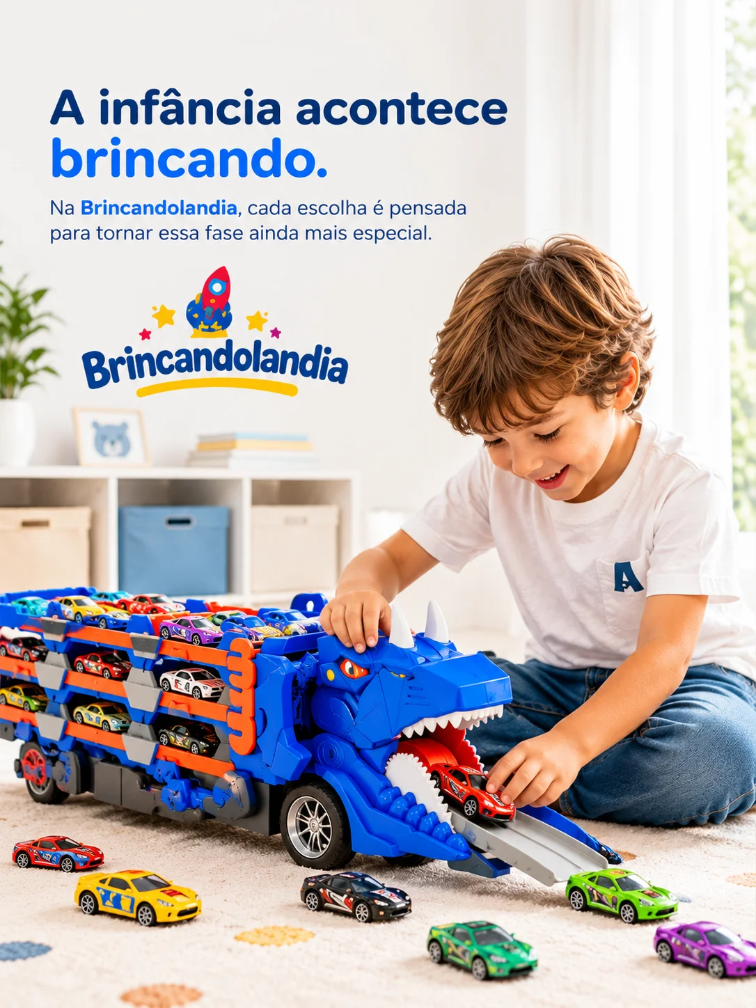 A infância acontece brincando. Na Brincandolândia, cada escolha é pensada para tornar essa fase ainda mais especial.